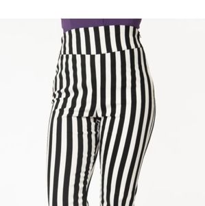 Striped Beetlejuice pants